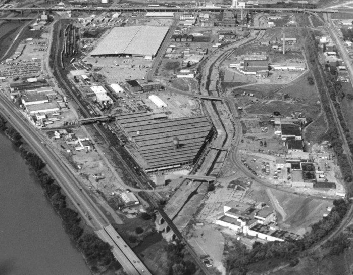 Stockyards: Aerial 1991